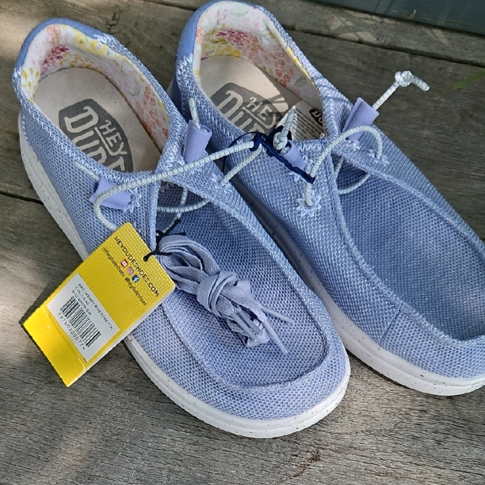HeyDude! Slip On Shoes, NWT! Extra Shoe Laces Included, No Box